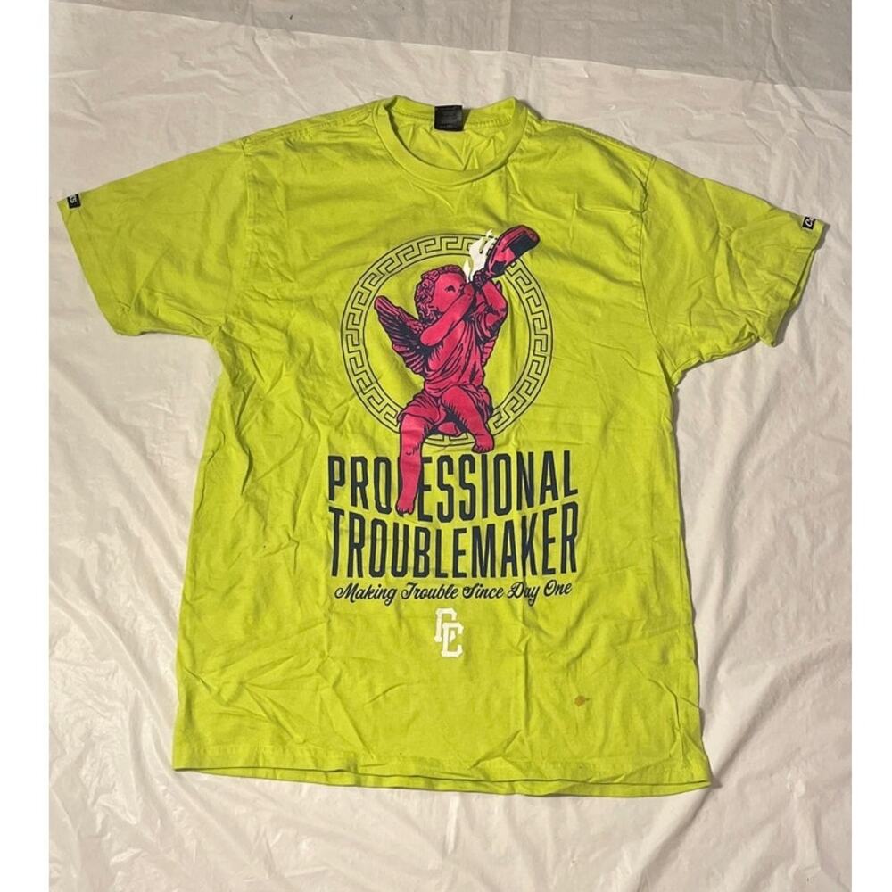 Crooks & Castles T-Shirt PROCESSIONAL TROUBLEMAKER Making Trouble Since Day One